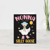 Nonna Of The Silly Goose First Birthday Family Mat Kaart (Voorkant)