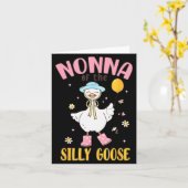 Nonna Of The Silly Goose First Birthday Family Mat Kaart (Gele Bloem)