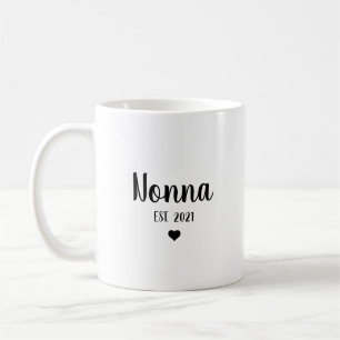 Nonna Oma Zwangerschapsaankondiging Baby Onthullin Koffiemok