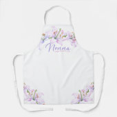 Nonna Personalized Lavender Pink Lillies Schort (Voorkant)