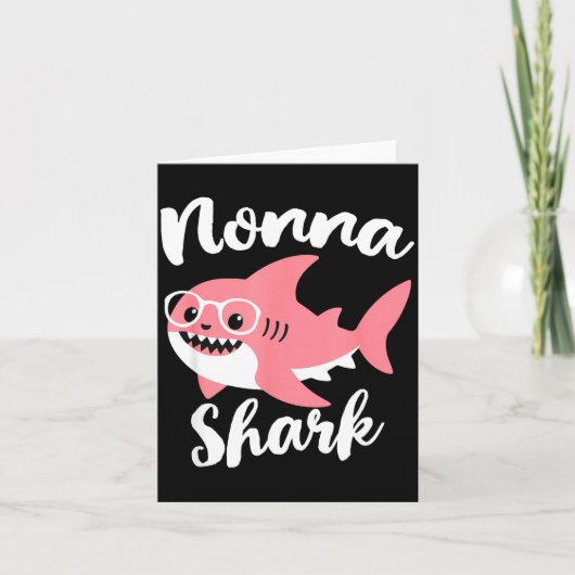 Nonna Shark Mother's Day Grandma Funny  Kaart (Voorkant)