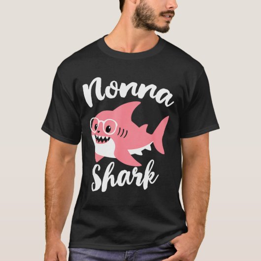 Nonna Shark Mother's Day Grandma Funny  T-shirt (Voorkant)