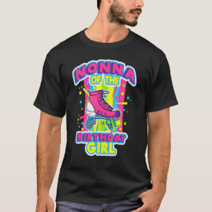 Nonna van de Verjaardags Meisje Roller Schaatsen D T-shirt