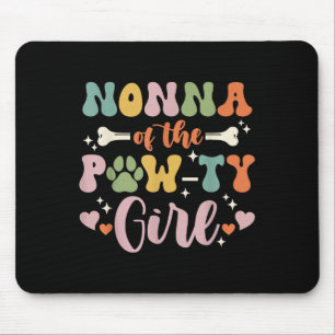 Nonna van het Pawty Girl Hond Oma Familie Matchin Muismat