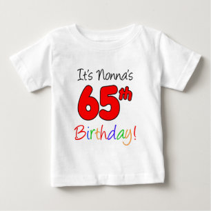 Nonna's 65e verjaardag Baby T-Shirt