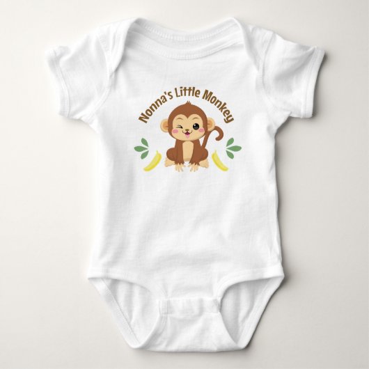 Nonna's Aapje Romper (Voorkant)