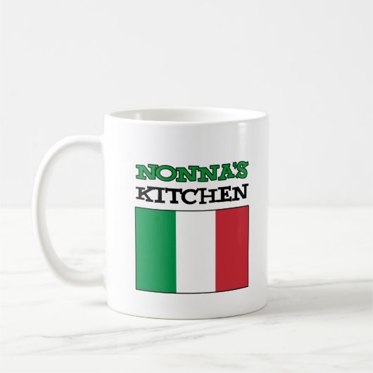 Nonna's Keuken Italiaanse vlag Koffiemok (Links)