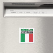 Nonna's Keuken Italiaanse vlag Magneet (Insitu (Vaatwasser))