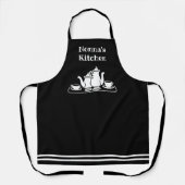 Nonna's keuken met koffie schort (Voorkant)