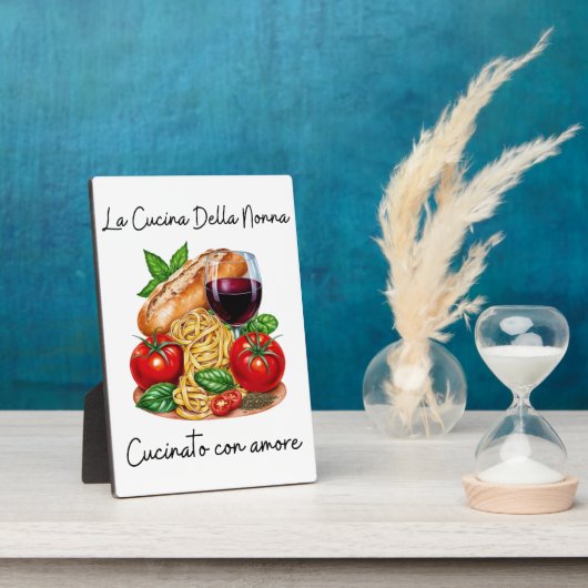 Nonna's keukenplaque fotoplaat (Zijkant)