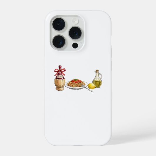 Nonna's Kitchen Coquette Esthetiek - Italiaanse Zo iPhone Hoesje (Achterkant)