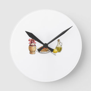 Nonna's Kitchen Coquette Esthetiek - Italiaanse Zo Ronde Klok