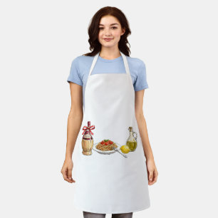 Nonna's Kitchen Coquette Esthetiek - Italiaanse Zo Schort