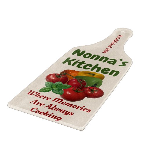 "Nonna's Kitchen", gebroken wit Snijplank (Hoek)