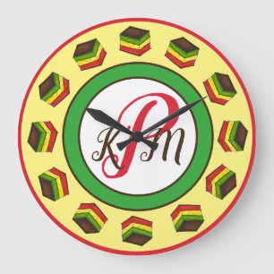 Nonna's Kitchen Italiaanse bakkerij Rainbow Cookie Grote Klok