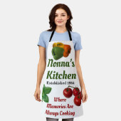 Nonna's Kitchen Schort (Gedragen)