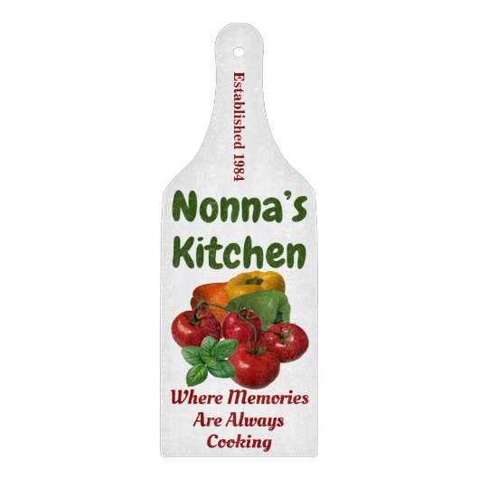 "Nonna's Kitchen" Snijplank (Voorkant)