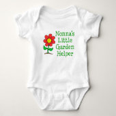 Nonna's kleine tuinhelper romper (Voorkant)