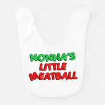 Nonna's Little Meatball Bib