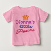 Nonna's Little Princess Baby Peuter T-shirt (Voorkant)