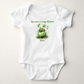 Nonna's Lucky Charm Klaverblad Pot met Goud Romper (Voorkant)