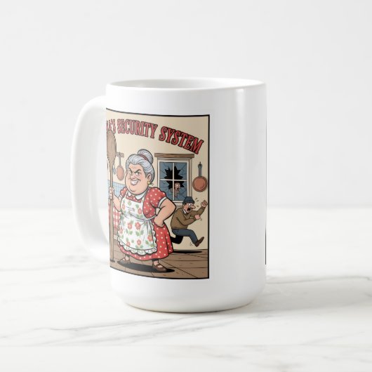  Nonna's Security System Koffiemok (Voorkant links)