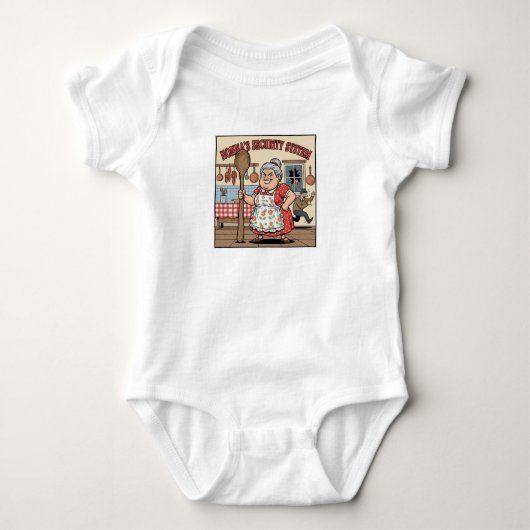 Nonna's Security System Romper (Voorkant)