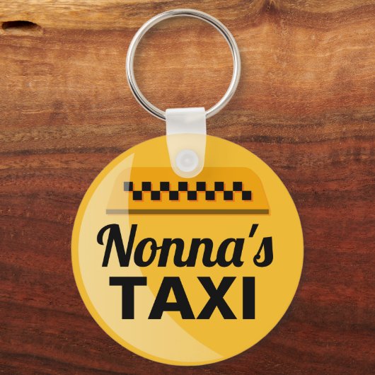 Nonna's Taxi Sleutelhanger (Voorkant)