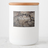 Nonna's zelfgemaakte cookies Graphics personaliser Voedselcontainer Etiket (Voorkant)