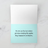 Nonnen die de Kaarten & de Giften van Appelen (Binnen)