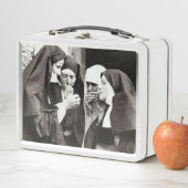 Nonnen die roken op een vintage foto (In situ)