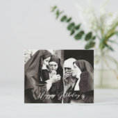 Nonnen die roken Vintage fotografie (Staand voorkant)