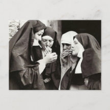 Nonnen die roken Vintage Fotografie