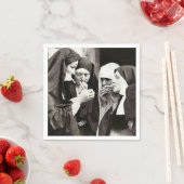 Nonnen die roken Vintage fotografie Servet (Insitu)