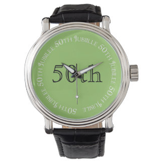 Nonnen Golden Jubilee 50e Jubileum Horloge Groen