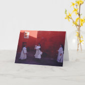 Nonnen hebben plezier! kaart (Gele Bloem)