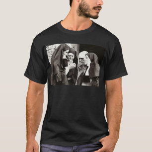 Nonnen roken  foto t-shirt