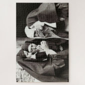 Nonnen Roken Vintage Foto Legpuzzel (Verticaal)