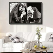 Nonnen Roken Vintage Foto Poster