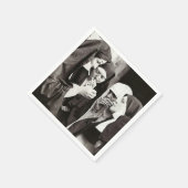 Nonnen Roken Vintage Foto Servet (Hoek)