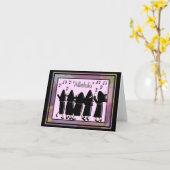 Nonnen zingen alleluia notitiekaarten (Gele Bloem)