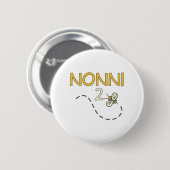 Nonni 2 Bee Ronde Button 5,7 Cm (Voorkant /achterkant)