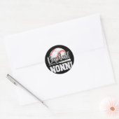 Nonni Baseball Speler Spel Dag Moeder#39; #39; s D Ronde Sticker (Envelop)