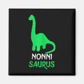 Nonni-saurus Funny Dino Dinosaur Nonnisaurus Magneet (Voorkant)