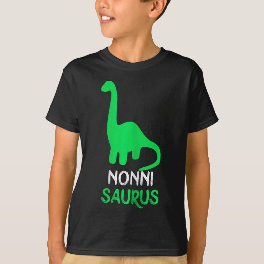 Nonni-saurus Funny Dino Dinosaur Nonnisaurus  T-shirt (Voorkant)