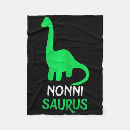 Nonni-saurus Grappige Dino Dinosaurus Nonnisaurus  Fleece Deken (Voorkant)