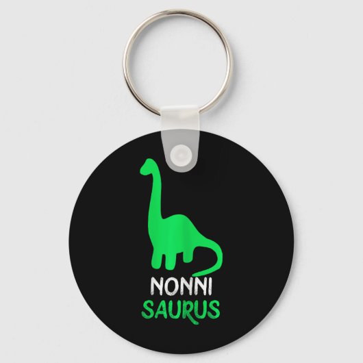 Nonni-saurus Grappige Dino Dinosaurus Nonnisaurus Sleutelhanger (Voorkant)