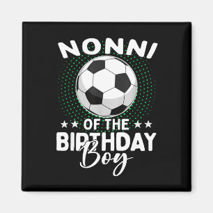 Nonni van de verjaardagsjongen Voetballer Verjaard Magneet