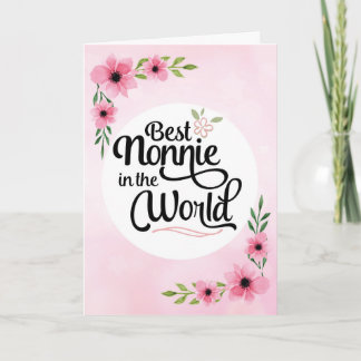 Nonnie Birthday: de beste nonna ter wereld Kaart