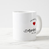 Nonnie Established New Grandmother Gift Grote Koffiekop (Voorkant rechts)